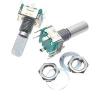 DNIEEEYBL Switch Encoder 10pcs Rotary,Code EC11 Audio Digital Potentiometer,with,5Pin, Handle Length 20mm