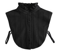 DNLKWGO Cotton Dickey False Collar Detachable Collar Fake Turtleneck Collar for Women Girls