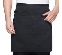 DNLKWGO Mens Womens Half Kitchen Cooking Apron Server Waist Aprons Waitress Half Aprons