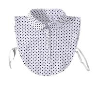 DNLKWGO Stylish Faux Collar Shirt Polka Dot Fake Collar Detachable False Collar for Women Girls