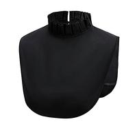 DNLKWGO Stylish Stand Collar Half Blouse False Collar Turtleneck Faux Collar Detachable Dickey Collar for Women A-Black