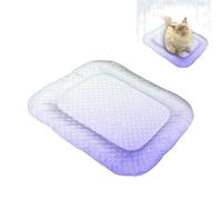 DNNASVUOP Dog Cooling Crate Pad, Dog Cooling Mat, Lightweight Puppy Cat Accessories for Indoor Outdoor Hot Days Resting Sleeping Napping