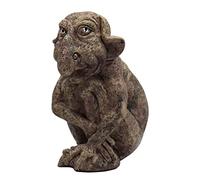 Dnoifne Gargoyle Sculpture, Gothic Sculpture, Troll Resin Crafts, Gargoyle Resin Crafts, Home Decor Ornaments, Outdoor Garden Ornaments 6.7 Inches/17 CM