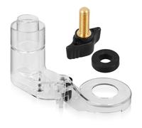 DNP616 Dust Collection Adapter for DE-Walt Plunge Base Routers | for Router DWP611 Compact Router, Clear