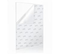 DNQ - 2mm Clear Acrylic Sheet, Transparent Acrylic Panel, Plexiglass Board | Strong & Durable, Laser Plastic Extrude Sheet, for Picture, DIY Crafts, Art Projects (61cm x 46cm)