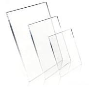 DNQ - 5mm Clear Acrylic Sheets, Transparent Perspex Sheets, Strong & Durable | Lightweight Glass Replacement, Plastic Panels for Picture Frame, Sign Boards, Display Projects (86cm x 42cm)