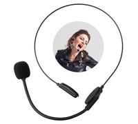 DNSHAN Fake Microphone Headset, Headset Mic Microphone Toy, Costume Accessories Headset, Fake Rockstar Pop Singer Cosplay Headpiece for Masquerade Ball Cosplay Party