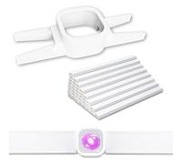 DNShorix 100FT Light Track System for Govee Permanent Outdoor Lights Pro (H706A), Permanent Halloween/Christmas Light Track, DIY Paintable PVC Track