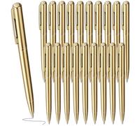 DNTHYRIN 20Pcs Gold Pens, Mini Pens, Portable Pocket Pen, Professional Office Supplies, Student Note-Taking Essentials, Travel-Friendly Design, 10cm Gold Small Pen