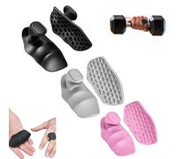 DNTHYRIN 3pairs Gym Grips, Weight Lifting Hand Grips, Workout Grips for Enhanced Grip Support, Includes Black, Grey and Pink Colour Options, Suitable for Various Gym Activities and Training Sessions