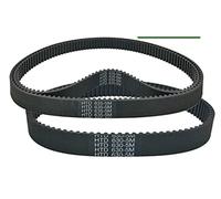 DNVGJUP Lfang-Synchronous Belt 1PC HTD 600-5M HTD 605-5M HTD 610-5M HTD 615-5M HTD 620-5M HTD 625-5M HTD 630-5M HTD 635-5M Rubber Timing Belt Black, Strong and Durable(HTD615-5M,10mm)
