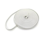 DNVGJUP Lfang-Synchronous Belt Timing Belt PU HTD 3M 6mm 10mm 15mm PU With Steel Core Timing Belt HTD 3M Belt Whit Color HTD3M Open Timing Belt 6 10 15mm, Strong and Durable(5Meter,15mm)