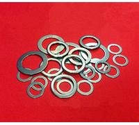 DNVGJUP Lfang-Washers M8 Flat Thin Washer Shim 0.1mm 0.2mm 0.3mm 0.5mm 304 Stainless Steel Ultra-thin Flat Washer Gasket Gap Adjustment Washer, 100PCS, Corrosion and rust resistance(8x14x0.3)