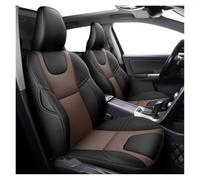 DNZOGW Car Seat Cover For Volvo For XC60 2011-2017 For V60 2012-2015 For S60 2011-2013 Auto Accessories Funda Asiento Coche Car Seat Cover Sets(Black-brown)