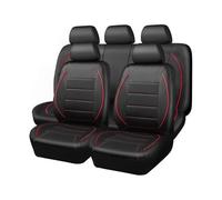 DNZOGW Car Seat Cover Full Set Interior Accessories Front And Rear Protectors For Volvo For V70 Car Seat Cover Sets(Red)