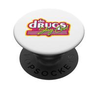 Do Drugs Stay Cool - Retro Vaporwave Parody Design PopSockets Adhesive PopGrip