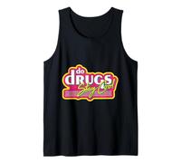Do Drugs Stay Cool - Retro Vaporwave Parody Design Tank Top