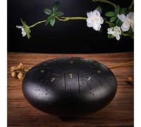 Do-Electr Steel Tongue Drum- 11 Note 10 Inches C-key Tongue Drum Percussion Instruments - Hand Pan with Music Book for Meditation Entertainment Musical Education Concert Mind Healing Yoga