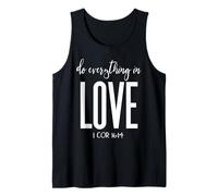 Do Everything in Love 1 Cor 16:14 Bible Verse Christian Tank Top