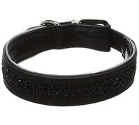 DO&G Precious Stones Collar, Large, Black/Silver