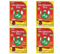 Do Ghazal Pure Ceylon Tea| Pack of 4 (500g) - Finest FBOPF Grade Black Loose Leaf Tea - Robust & Malty with Golden Tips - 100% Authentic Sri Lankan Tea - Rich Aroma in Durable BPA-Free Box