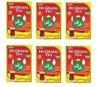 Do Ghazal Pure Ceylon| Tea| Pack of 6 (500g) - Finest FBOPF Grade Black Loose Leaf Tea - Robust & Malty with Golden Tips - 100% Authentic Sri Lankan Tea - Rich Aroma in Durable BPA-Free Box