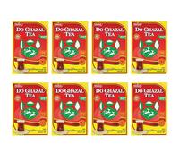 Do Ghazal Pure Ceylon Tea| Pack of 8 (500g) - Finest FBOPF Grade Black Loose Leaf Tea - Robust & Malty with Golden Tips - 100% Authentic Sri Lankan Tea - Rich Aroma in Durable BPA-Free Box