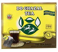 Do Ghazal Super Ceylon Cardamom Gold Tea, 100 Count Tea Bags