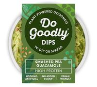 Do Goodly Dips Smashed Pea Guacamole - 6 x 150g Dips - Plant Based, No Added Sugar, Nothing Artificial & Gluten Free - Only 44 Calories Per Serving