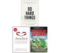 Do Hard Things, Attached Are you Anxious Avoidant or Secure? & The Rise of Superman 3 Books Collection Set
