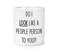 Do I Look Like A People Person to You Makeup Brush Pencil Pot