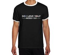 Do I Love You Frank Wilson Northern Soul Men's Ringer T-Shirt (Small, Black)