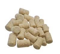 Do It At Home Agglomerated Cork Stopper 38mm x 23mm (Pack of 10), Premium Siliconized Wine Bottle Closures, No-Soak Straight Cylindrical Granule Plugs for Homemade Vintages, Meads & Ciders