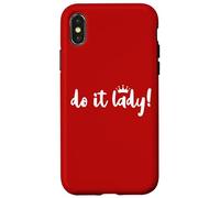 Do It Lady Boss Birthday Queen Office Coworker Motivational Case for iPhone X/XS