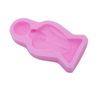 Do It Molds Melting Pot Beautiful Women Silicone Molds Girl Fondant Molds Cake Candy Chocolate Decorating Chocolate Pen for Baking (D, One Size)