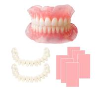 Do It Yourself Denture Fake Teeth Top and Bottom Temporary Teeth, Easy and Convenient, Common to All situations-OT-04-07-07