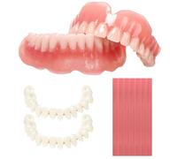 Do It Yourself Denture Fake Teeth Top and Bottom Temporary Teeth, Easy and Convenient, DIY Denture Kit,Customizable Denture Solution,Tooth Repair kit，Fake Teeth repair-250625-6