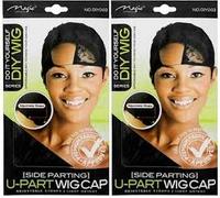 DO IT YOURSELF SIDE PARTING U-PART WIG MAKING CAP - ADJUSTABLE STRAPS COMFORTABLE & EASY WAY TO MAKE YOUR OWN WIG -BREATHABLE #DIY003