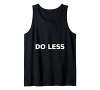 Do Less Minimalist Typography Slow Living Design Tank Top