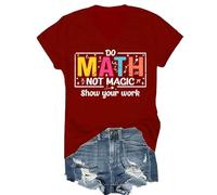 Do Math Not Magic Show Your Work Shirt, Do Math Not Magic Show Your Work T-Shirt, Math Teacher Shirts V Neck