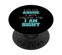 Do Not Argue I Explain Why Im Right Logic Debate PopSockets Adhesive PopGrip