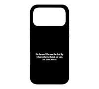 Do Not Be Led by What Others Think St. John Bosco Print Case for iPhone 17 Pro Max