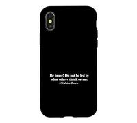 Do Not Be Led by What Others Think St. John Bosco Print Case for iPhone X/XS