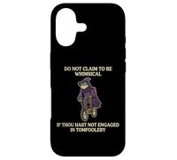 "Do Not Claim To Be Whimsical" Frog Wizard Bike Case for iPhone 17