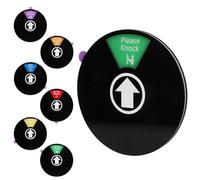 Do Not Disturb Door Sign, Meeting In Progress Door Sign, Welcome Sign, Office Door Signs Rotating Status Door Sign for Door, Wall or Window (Black)