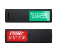 Do Not Disturb Door Sign Slider Office Door Signs, 2Pcs Door Indicator Sign for Office Home, Door Knob Privacy Sign Privacy Sign, Magnet Adhesive Bedroom Door Signs for Study Conference Offices