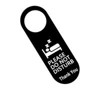 Do Not Disturb Door Signs, Do Not Disturb Signs - Double Sided Office Door Sign Acrylic Door Sign | Eye-catching Clear Printing Door Sign for Legal Studies
