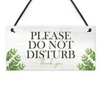 Do Not Disturb Hanging Door Sign Hotel Guest House Housekeeping Sign Decor Plaque