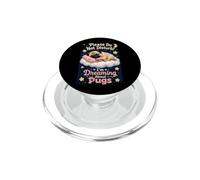 Do Not Disturb I'm Dreaming About Pugs PopSockets PopGrip for MagSafe