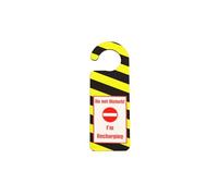 'Do Not Disturb! I'm Recharging' Door Handle Hanger - Novelty Kids' Room Sign - Idea for Siblings, Teens, Kids, Son and Daughter (doorhha-kf23-imrecgarging)